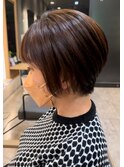 大人キレイ 丸みショート
