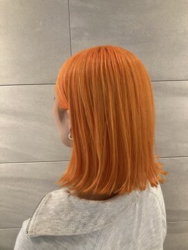 リー 京橋(Lee) 【Lee京橋】ボブ×オレンジ
