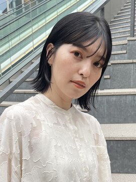 ビュートリアム265(BEAUTRIUM 265) きりっぱなしボブ/暗髪ボブ/地毛カラー/前髪カット/銀座有楽町