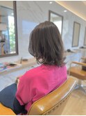 グレージュ×ミディアムレイヤー*