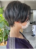 センターパート☆ハンサムショート