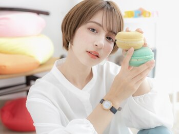 マカロン 仙台店(macaron)の写真/【カット￥3500】バランスが鍵のショートも巧みなカットで可愛く☆大胆にイメチェンしたい方も◎[仙台]