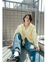 ロルド(Rold)&nbsp;前髪パーマセンターパート無造作束感ショート大宮20代30代40代