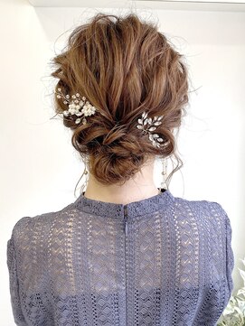 ラミエバイメルト 下北沢(lamie by melt) 花田/ヘアセット/結婚式ヘア/お呼ばれヘア/卒業式ヘア/二次会