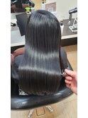 日本のツヤ髪を取り戻す髪質改善/ダークグレージュ/ツヤ髪ロング