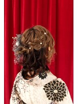 イノチカ(INOCHIKA) 編み込みサイドハーフアップ