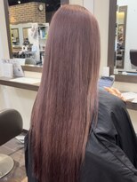 ヘアーアンドメイク ビス(HAIR&MAKE bis)&nbsp;色落ちまでキレイなピンクベージュ♪【唐木彩華】