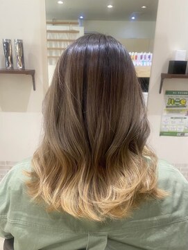 デザイニングヘアードゥ(designing hair Deux) グラデーションカラー　【ブリーチカラー/グラデーション】