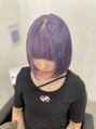 ワンバイワンヘアーツー(OnexOne HAIR2) ラベンダーカラー！透明感抜群カラーですよ！