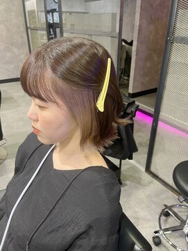 メゾンセブンルックス 宇都宮簗瀬店(Maison 7LOOKS) イヤリングカラー!ミルクティベージュ