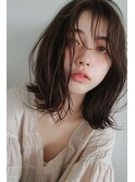 レイヤー外はねボブ【lana hair新宿】