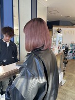 コワファースト 大分(COIFF1RST) ピンクパープルのニュアンスカラー!ボブスタイル