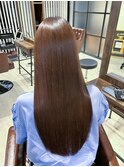 ラテブラウン×髪質改善トリートメント