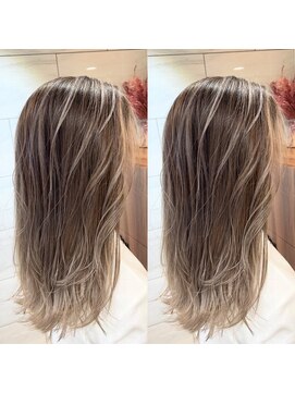 ループ(LOOP) レイヤーカット+ハイライトグラデーション