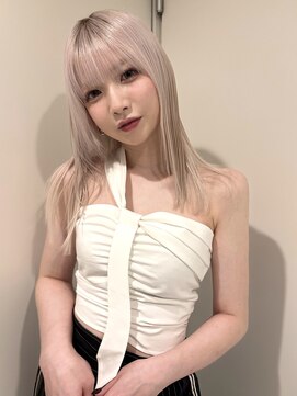 ペレ アネックス 大阪梅田茶屋町店(PELE ANNEX) ホワイトグレージュ/デジタルパーマ/チェリーブラウン/梅田