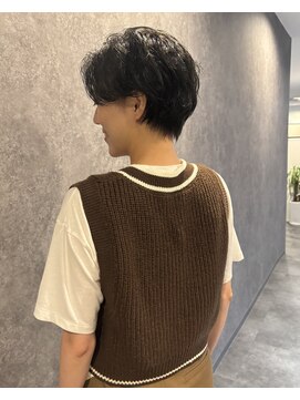 シック(chic.) ニュアンスパーマ/ショートボブ/ハンサムショート/前髪なし