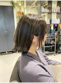 【20代・30代・40代】似合わせハイライトカラー/外はねボブ