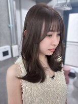 エヌアイ オモテサンドウ(ni omotesando)&nbsp;大人気！マロンベージュ×ミディアムレイヤー