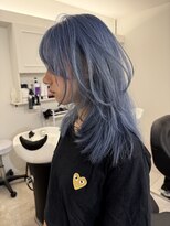 ヴィア 京都烏丸(Via)&nbsp;ブリーチ/ダブルカラー/ブルーカラー/ハイトーン/10代/20代