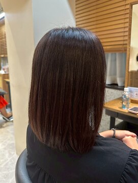 ヘアリゾート粋 トゥジュ 池袋東口店(tujuh) 艶髪/ミディアム/ボブ/ナチュラルブラウン