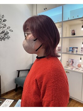 ルッツ(Lutz. hair design) 1/29 ハッシュレイヤー＋グレイ活かしカラー 《kiyoka》