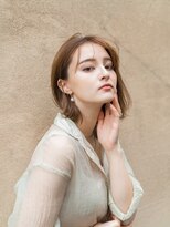 ペグ(Peg)&nbsp;大人ミディアムBOB/仙台駅前/髪質改善/個室サロン/白髪染め