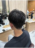 刈り上げてマッシュ