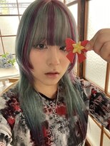 ロテサカエ(Lote.Sakae) 着物ヘア/大人ガーリー/ダークアッシュ/似合わせカット/栄