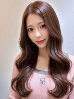 ヘアリゾート粋 新宿三丁目本店&nbsp;透明感ラテミルクティーブラウン/レイヤーカット
