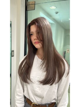 アッシュ 吉祥寺店(Ash) 【ブリーチ履歴あり】ワンカラーでも透明感長持ちカラーを