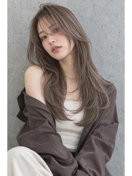 ピース バイ シータ(PEACE by CITA) 【アキヒロ】大人綺麗ロングレイヤーミントベージュ20代30代40代