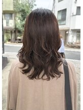 アミュレット バイ サファリ 西荻窪(AMULETTE BY SAFARI)&nbsp;《お客様スタイル75》ミディアム×コテ巻き風デジタルパーマ