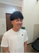 美容室ピース 初パーマ
