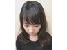 カット＋顔周り矯正＋トリートメント　￥18400→12800