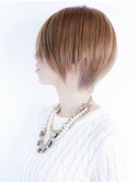 美フォルムショートボブ×ハイライト