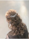 ドレスアップ パーティーヘアー