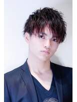 リップスヘアー 銀座(LIPPS hair) ツヤ束感スタイル センターパート