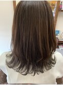 レイヤーカット×インナーラベンダー