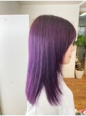 【habitt】パープル/ブリーチ１回/ブリーチカラー