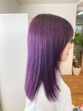 ハビット (habitt) 【habitt】パープル/ブリーチ１回/ブリーチカラー