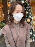 柔らかマロンベージュカラー