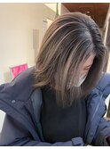 極細ハイライト×シャドールーツ