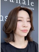 アーティザナル ニノミヤ(artisanale) ボブでもくびれヘアー