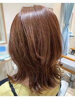 アコバイネオリーブ(aco by Neolive) ピンクブラウン×レイヤーカット