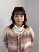 イーチ 吉祥寺(EACH)&nbsp;(まつり) 前髪インナー × レッドブラウン