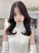 アリュウル 表参道 青山(Allure) 似合わせシースルーバンクで小顔カット表参道サイドバンク＊水越