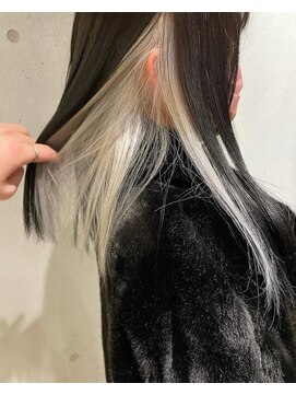 ゲーム 吉祥寺店(GAME) ダブルカラーインナーカラーホワイトベージュケアブリーチ