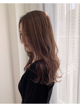 ヨーク(YOKE) 【 YOKE 】顔まわりレイヤー大人かわいいピンクミルクティー