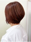 20代30代40代大人可愛いハイライトブラウンベージュ
