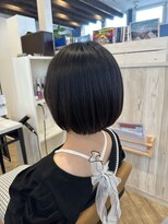 プラス ファースト ヘア(Plus 1st)&nbsp;黒髪×ミニボブ